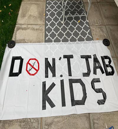 Don't jab the kids